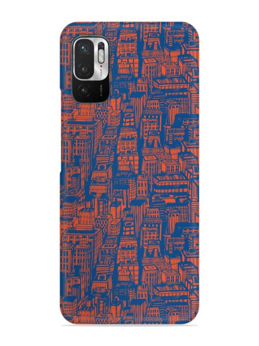 Hand Drawn Seamless Snap Case for Xiaomi Redmi Note 10T (5G) Zapvi