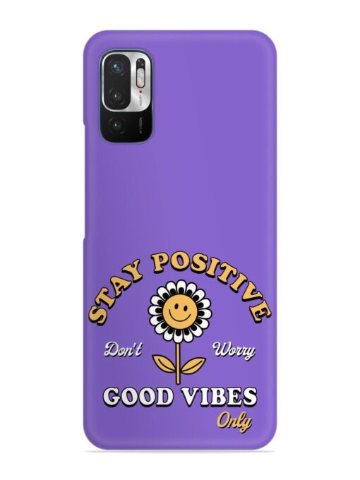 Retro Positive Flower Snap Case for Xiaomi Redmi Note 10T (5G) Zapvi