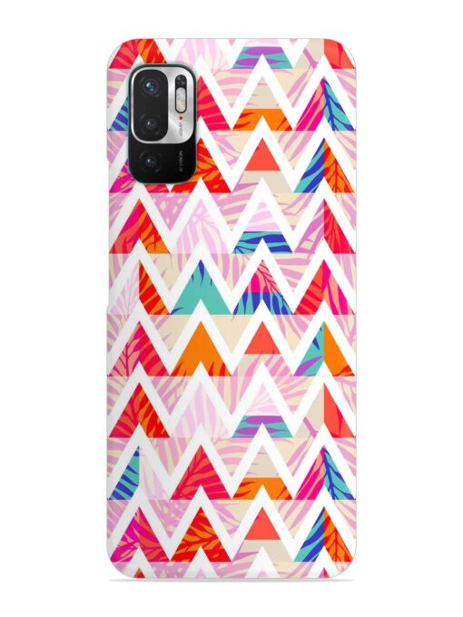 Abstract Triangle Background Snap Case for Xiaomi Redmi Note 10T (5G) Zapvi