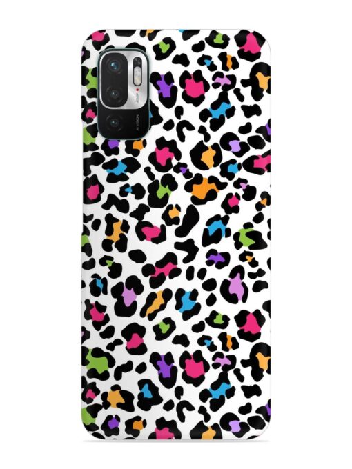 Seamless Leopard Pattern Snap Case for Xiaomi Redmi Note 10T (5G)