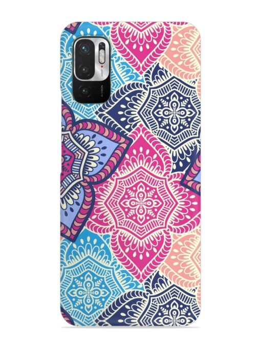 Ethnic Floral Seamless Snap Case for Xiaomi Redmi Note 10T (5G)