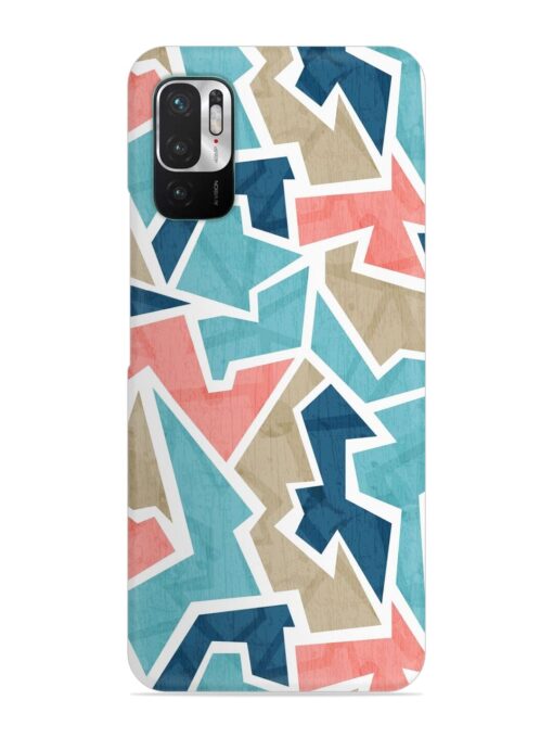 Vintage Geometric Triangle Snap Case for Xiaomi Redmi Note 10T (5G)