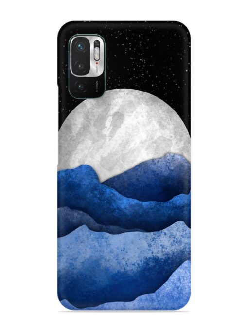 Full Moon Mountain Vector Snap Case for Xiaomi Redmi Note 10T (5G) Zapvi