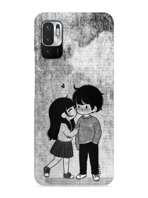 Couple Love Highlights Snap Case for Xiaomi Redmi Note 10T (5G) Zapvi