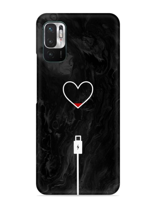 Heart Charging Vector Snap Case for Xiaomi Redmi Note 10T (5G)