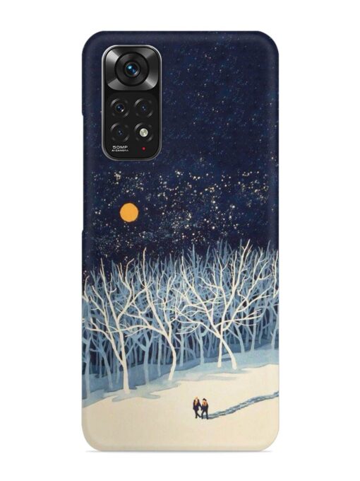 Full Moon Snowshoe Tour Snap Case for Xiaomi Redmi Note 11