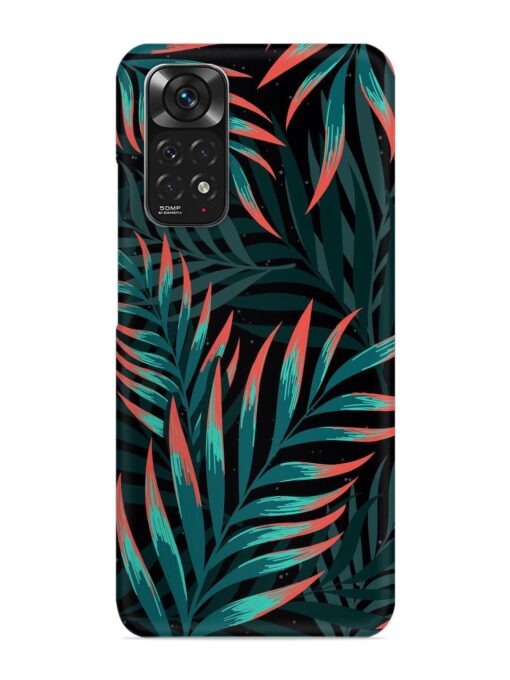 Green Leaf Art Snap Case for Xiaomi Redmi Note 11 Zapvi