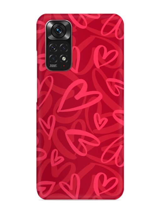 Seamless Romantic Pattern Snap Case for Xiaomi Redmi Note 11