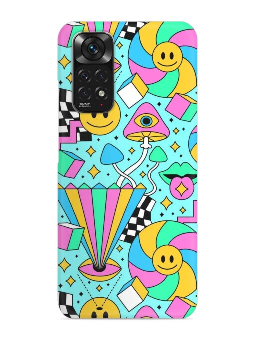 Trippy Rainbow 60S Snap Case for Xiaomi Redmi Note 11