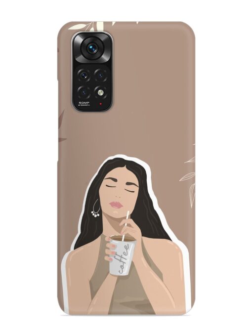 Girl With Coffee Snap Case for Xiaomi Redmi Note 11