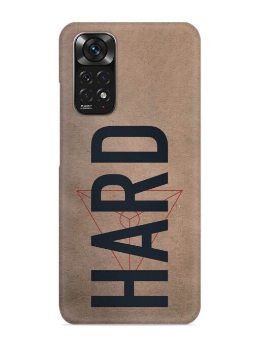 Hard Typo Snap Case for Xiaomi Redmi Note 11 Zapvi