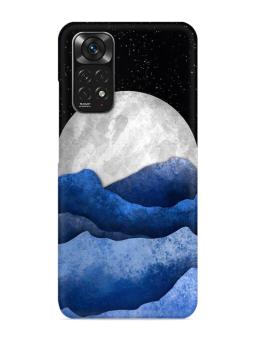 Full Moon Mountain Vector Snap Case for Xiaomi Redmi Note 11