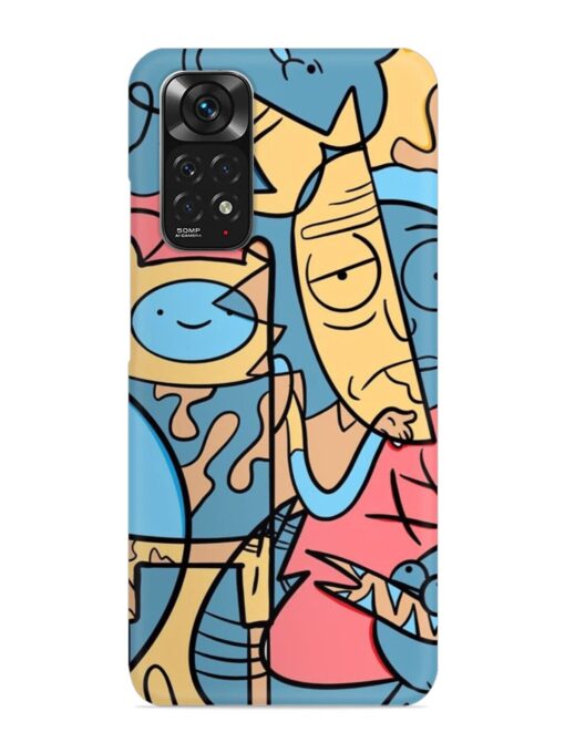 Silly Face Doodle Snap Case for Xiaomi Redmi Note 11