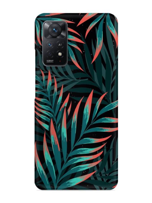 Green Leaf Art Snap Case for Xiaomi Redmi Note 11 Pro (4G)