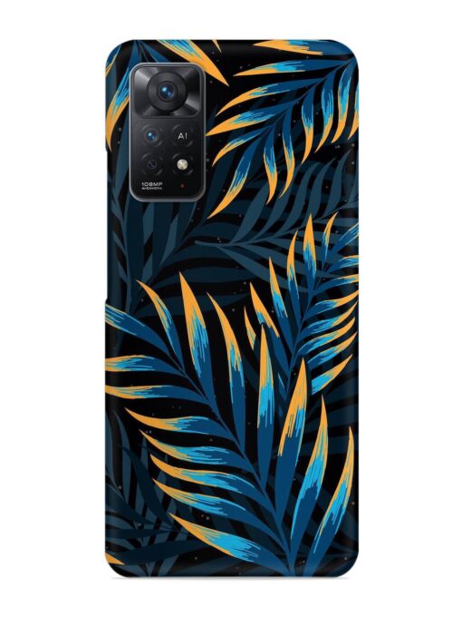 Abstract Leaf Art Snap Case for Xiaomi Redmi Note 11 Pro (4G) Zapvi