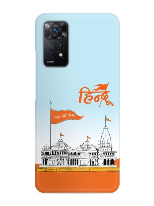 Ram Mandir Hindu Snap Case for Xiaomi Redmi Note 11 Pro (4G) Zapvi