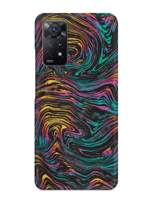 Abstract Liquid Colors Snap Case for Xiaomi Redmi Note 11 Pro (4G) Zapvi