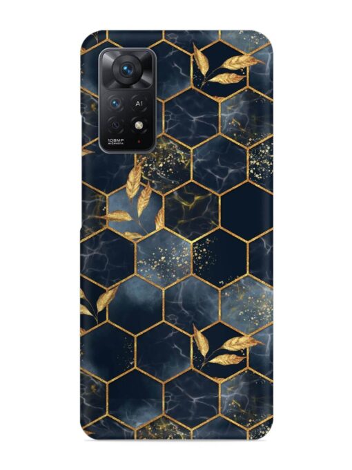 Marble Hexagon Seamless Snap Case for Xiaomi Redmi Note 11 Pro (4G)