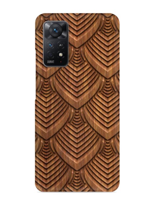 Carved Pattern On Snap Case for Xiaomi Redmi Note 11 Pro (4G)