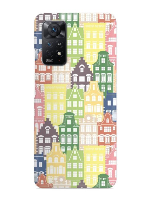 Seamless Shapes Pattern Snap Case for Xiaomi Redmi Note 11 Pro (4G)