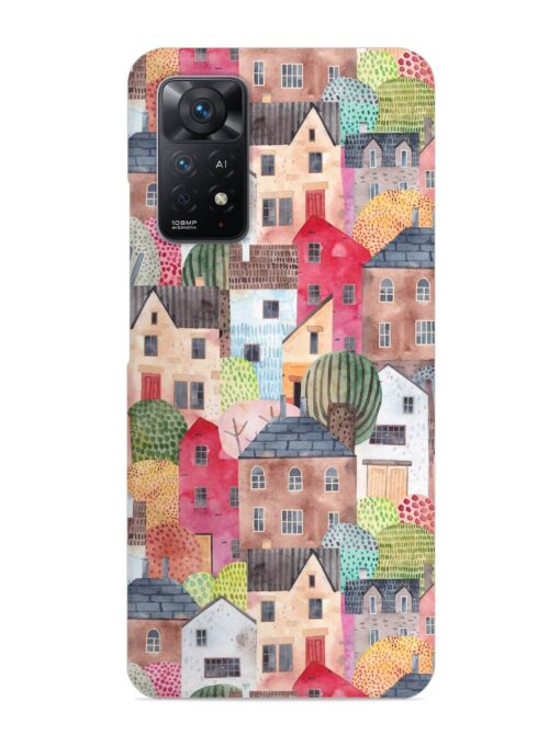 Abstract Seamless Pattern Snap Case for Xiaomi Redmi Note 11 Pro (4G) Zapvi