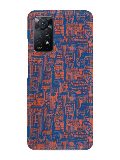 Hand Drawn Seamless Snap Case for Xiaomi Redmi Note 11 Pro (4G) Zapvi