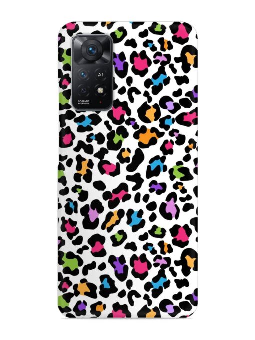 Seamless Leopard Pattern Snap Case for Xiaomi Redmi Note 11 Pro (4G) Zapvi