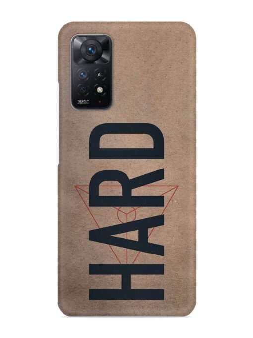 Hard Typo Snap Case for Xiaomi Redmi Note 11 Pro (4G)