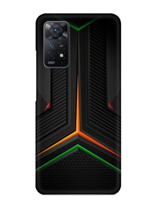 Orange Triangle Light Snap Case for Xiaomi Redmi Note 11 Pro Plus (5G)