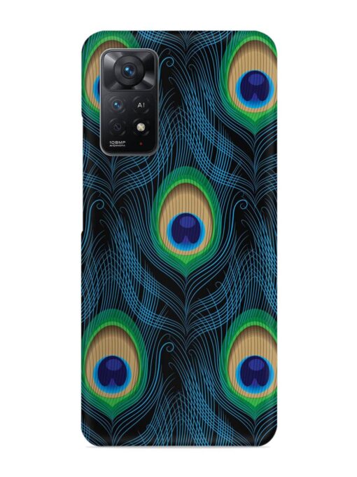 Seamless Pattern Peacock Snap Case for Xiaomi Redmi Note 11 Pro Plus (5G) Zapvi