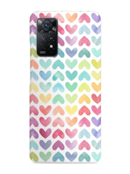 Seamless Colorful Watercolor Snap Case for Xiaomi Redmi Note 11 Pro Plus (5G) Zapvi