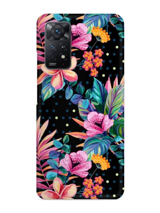 Seamless Floral Pattern Snap Case for Xiaomi Redmi Note 11 Pro Plus (5G) Zapvi