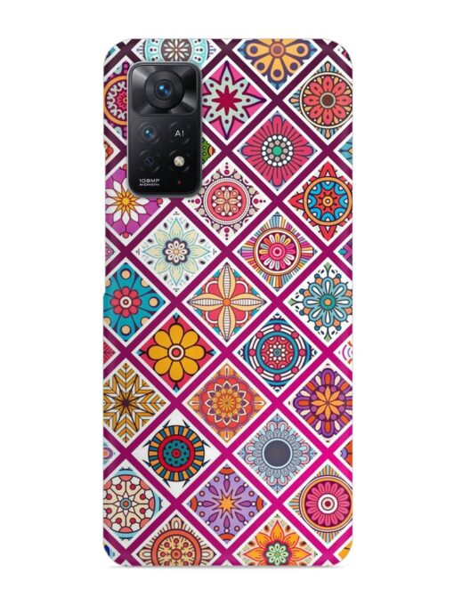 Seamless Tile Pattern Snap Case for Xiaomi Redmi Note 11 Pro Plus (5G) Zapvi