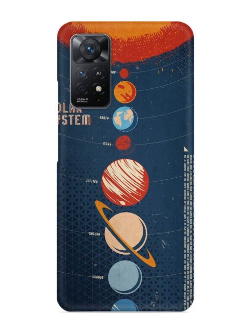 Solar System Vector Snap Case for Xiaomi Redmi Note 11 Pro Plus (5G)