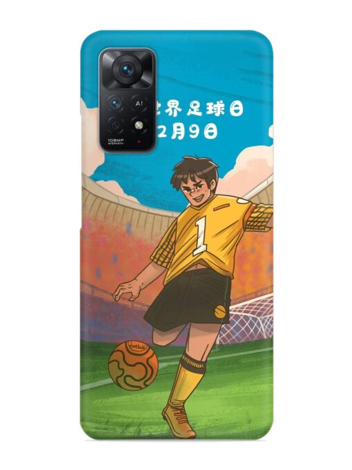 Soccer Kick Snap Case for Xiaomi Redmi Note 11 Pro Plus (5G) Zapvi