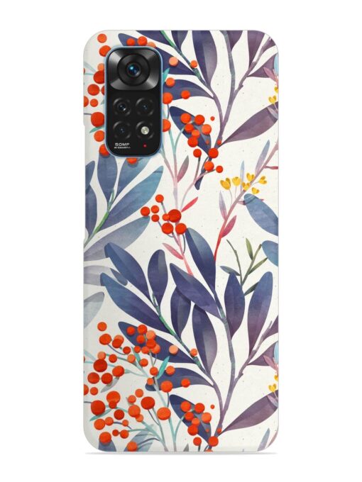 Seamless Floral Pattern Snap Case for Xiaomi Redmi Note 11S Zapvi