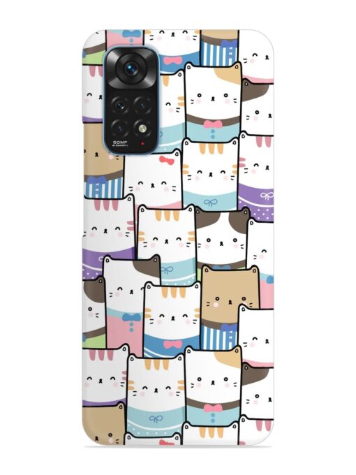 Cute Adorable Cat Snap Case for Xiaomi Redmi Note 11S Zapvi