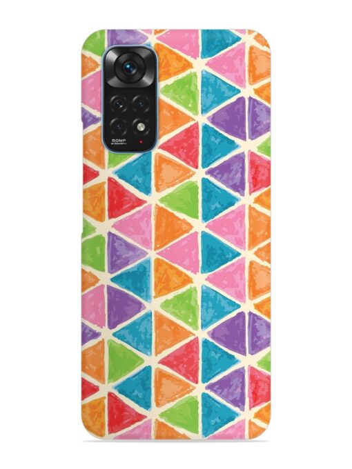 Seamless Colorful Isometric Snap Case for Xiaomi Redmi Note 11S Zapvi