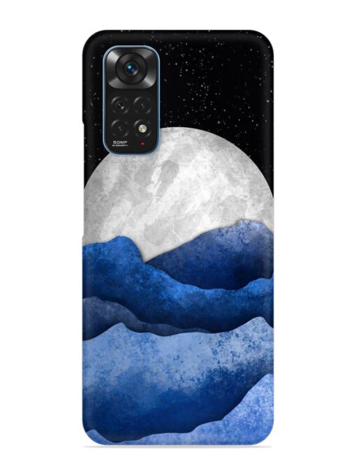 Full Moon Mountain Vector Snap Case for Xiaomi Redmi Note 11S