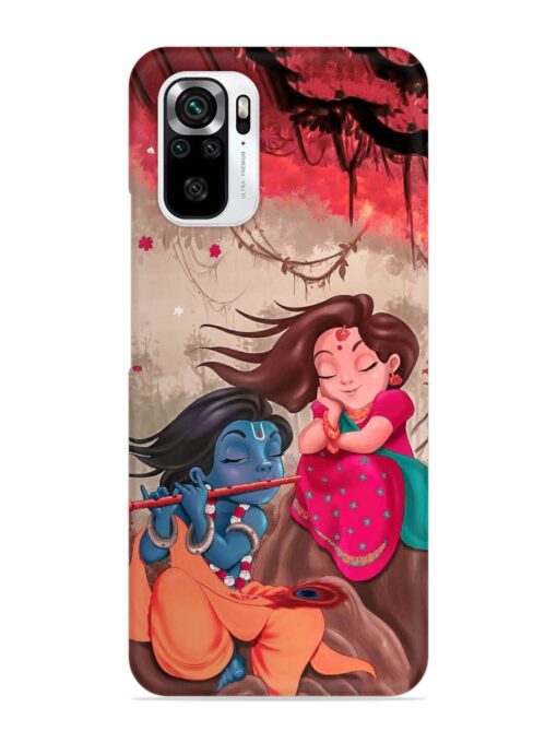 Radhe Krishna Water Art Snap Case for Xiaomi Redmi Note 11 Se Zapvi