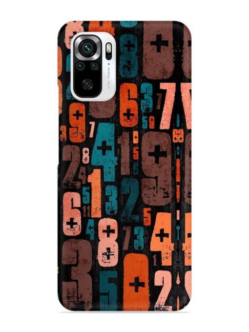 0 To 9 Art Snap Case for Xiaomi Redmi Note 11 Se Zapvi