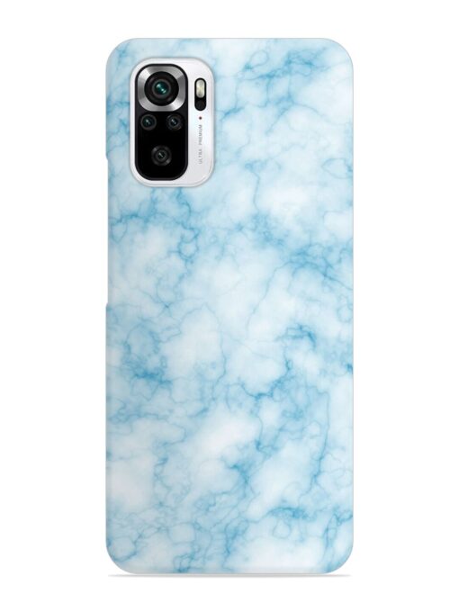 Blue White Natural Marble Snap Case for Xiaomi Redmi Note 11 Se Zapvi