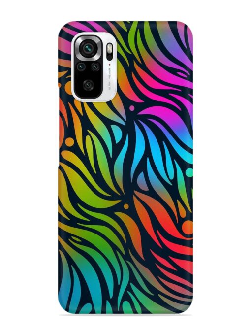 Abstract Leaf Design Snap Case for Xiaomi Redmi Note 11 Se Zapvi