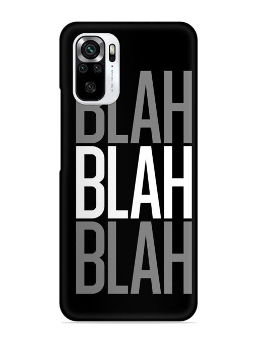 Blah Blah Blah Wallpaper Snap Case for Xiaomi Redmi Note 11 Se Zapvi