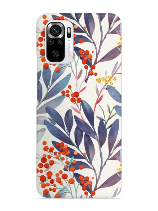 Seamless Floral Pattern Snap Case for Xiaomi Redmi Note 11 Se