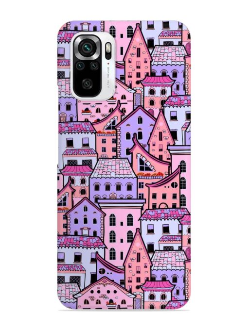 Seamless Pattern Houses Snap Case for Xiaomi Redmi Note 11 Se Zapvi