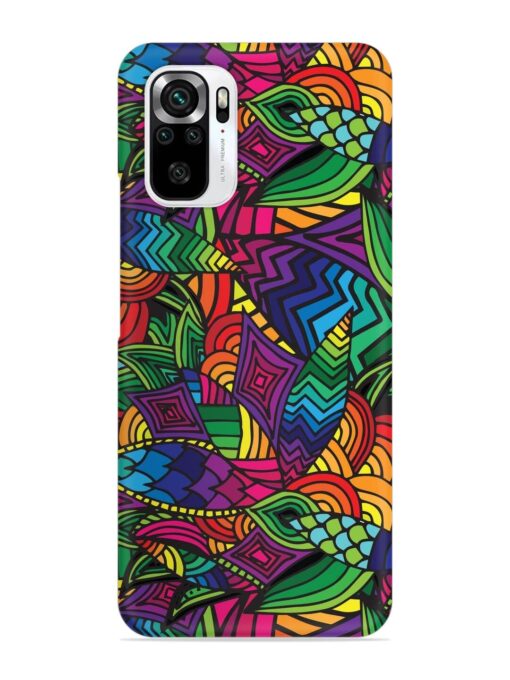 Abstract Multicolor Seamless Snap Case for Xiaomi Redmi Note 11 Se