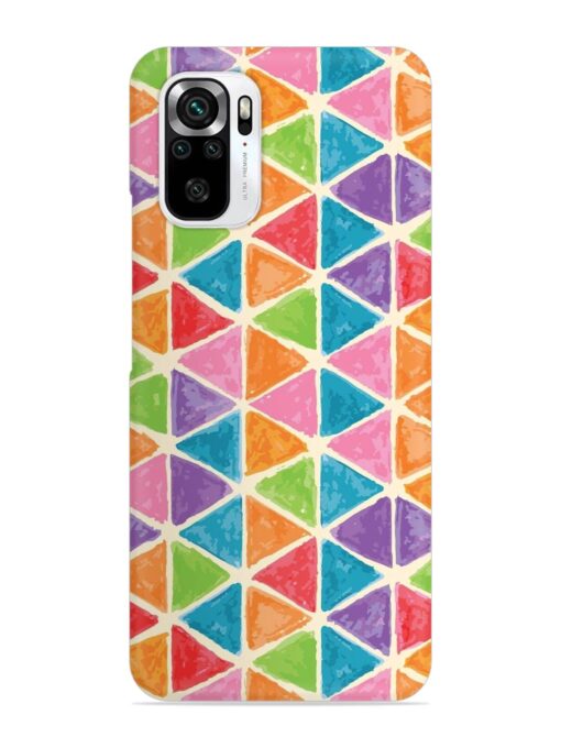 Seamless Colorful Isometric Snap Case for Xiaomi Redmi Note 11 Se