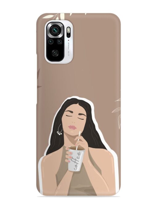 Girl With Coffee Snap Case for Xiaomi Redmi Note 11 Se