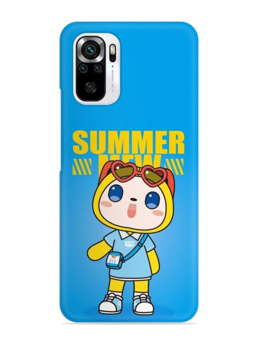 Summer Mew Cartoon Snap Case for Xiaomi Redmi Note 11 Se Zapvi